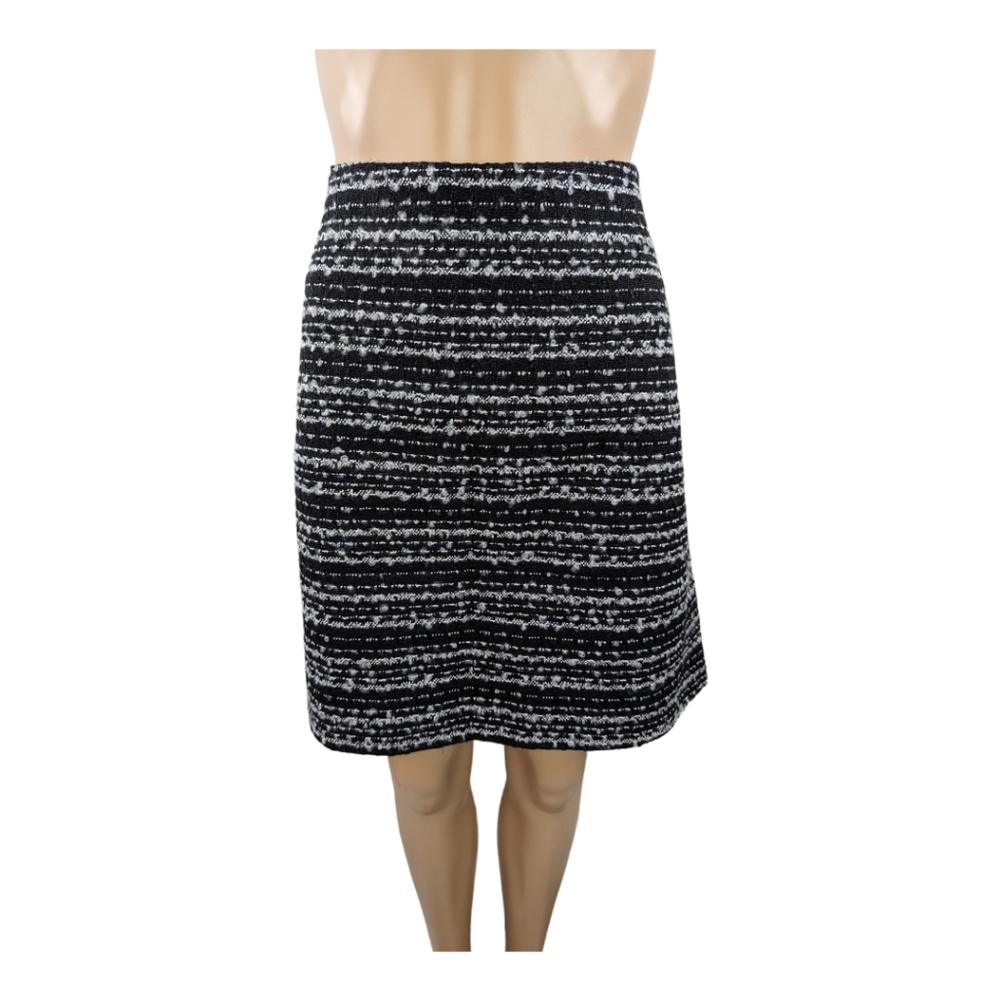 Bagatelle Collection Tweed A-Line Mini Skirt L